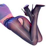 Flirtatious Shiny Stockings