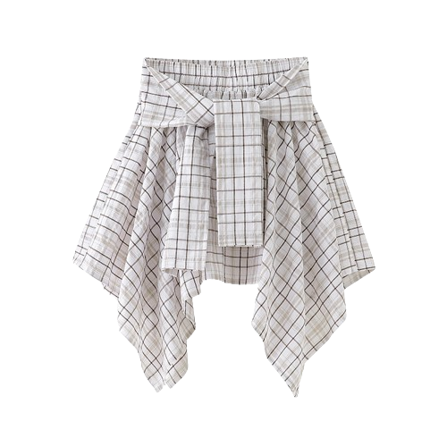 Stylish Retro Plaid Skirt