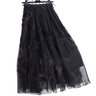 Butterfly Mesh Long Skirt