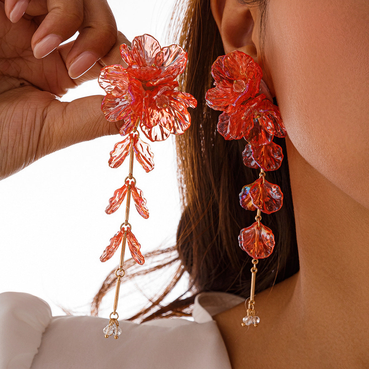 Scallop Flower Earrings