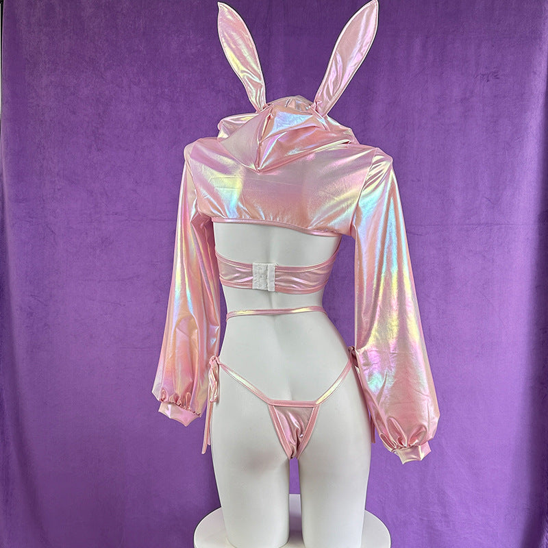 Pink Bunny Lingerie Set