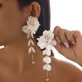 Scallop Flower Earrings