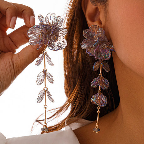 Scallop Flower Earrings