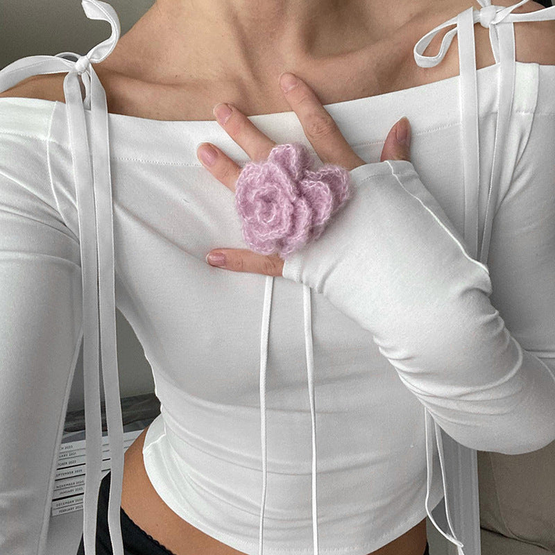 Butterfly Knot Femboy Top