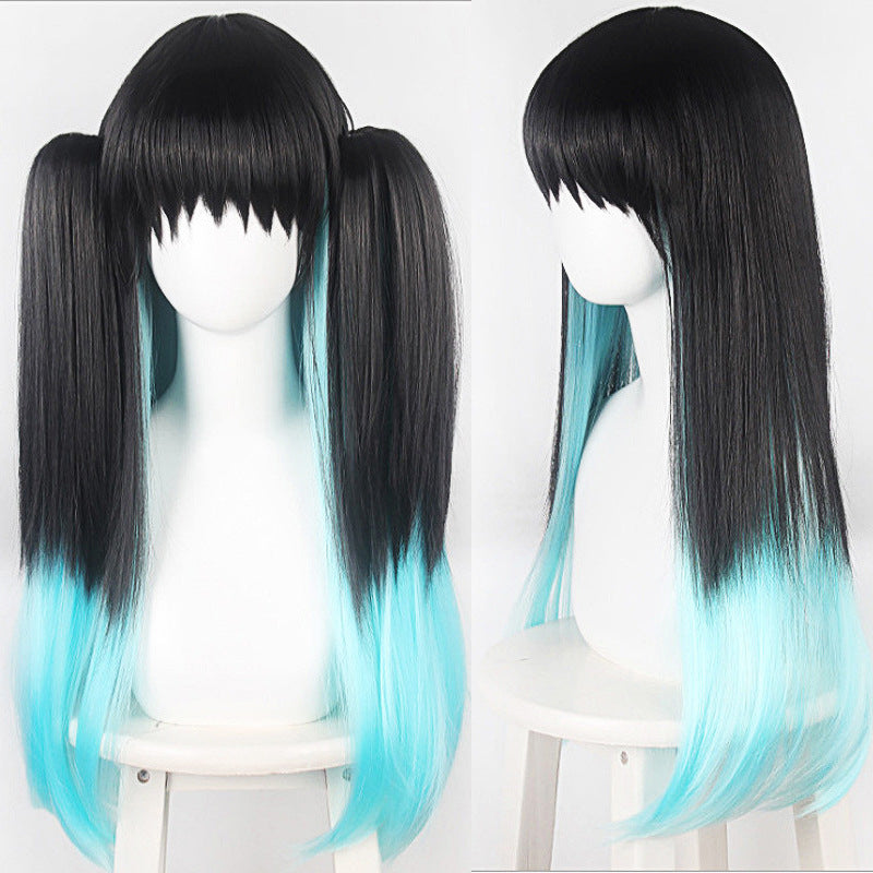 Aqua E-girl Wig