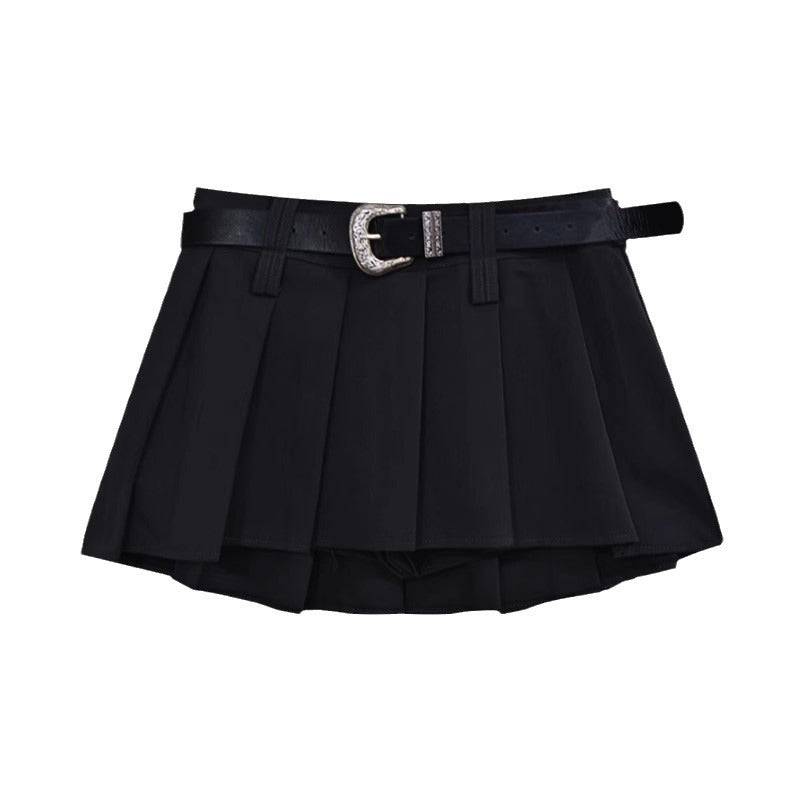 Chic High-Waist Pleated Skirt