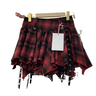 Gothic Plaid A-Line Skirt