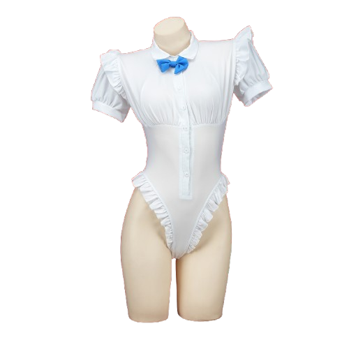 Blue And White Maid Dress Lingerie