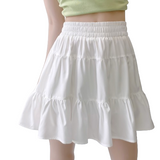 High-Waist Ruffle Skirt