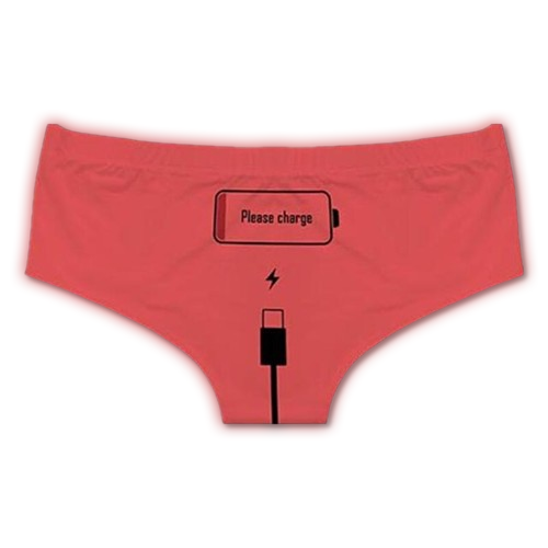 "Please Charge" Cotton Panties