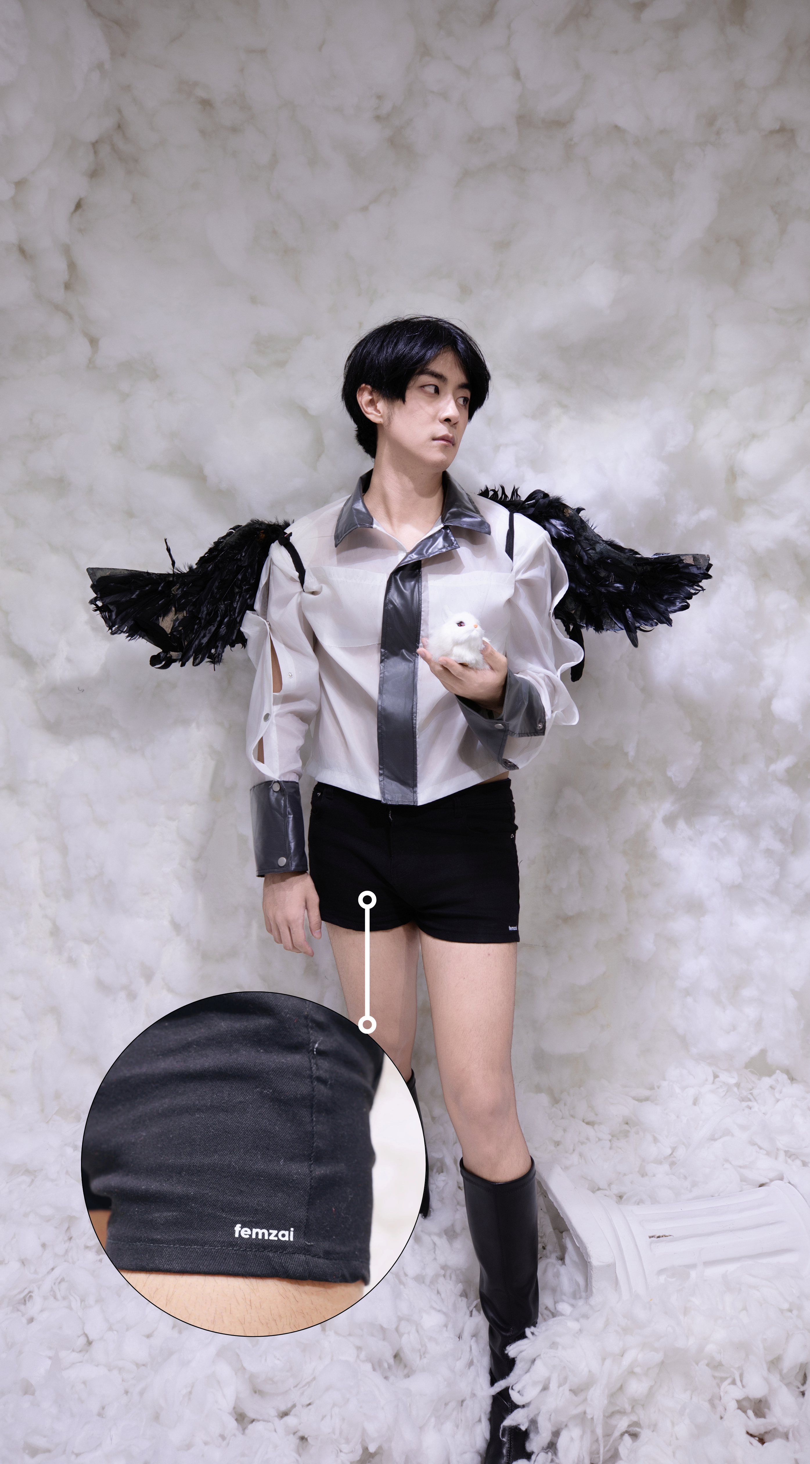 Signature Denim Shorts