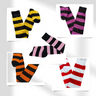 Xtra Long Striped Thigh High Socks Series II (Bundle Deal)