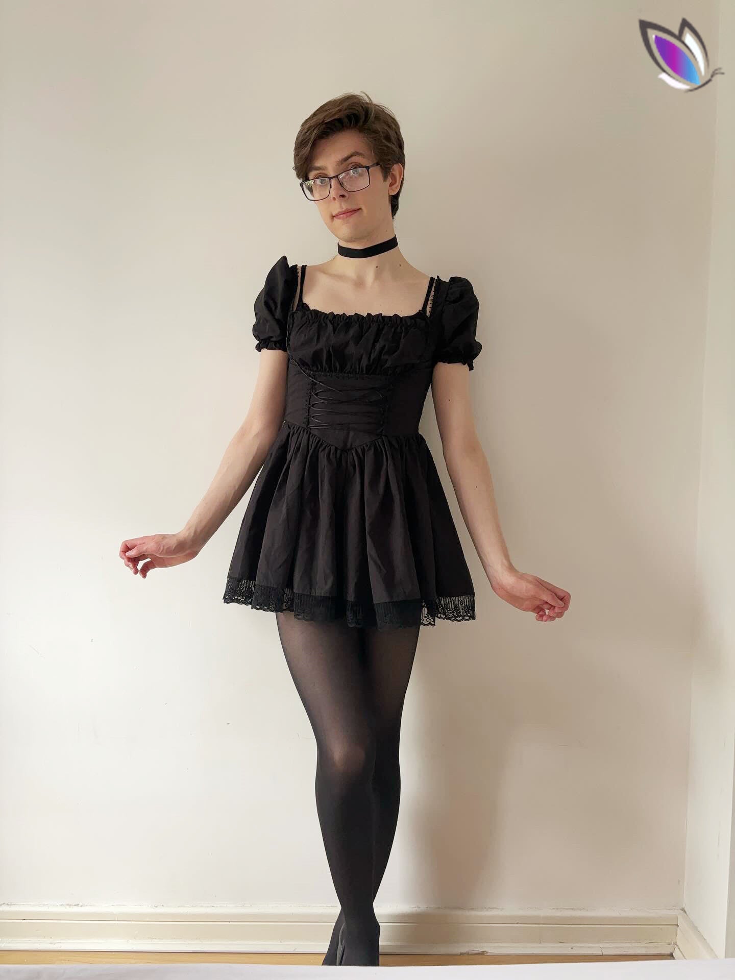 Lolita HighWaist Dress Skirt Set Femboy Clothing Femzai Store