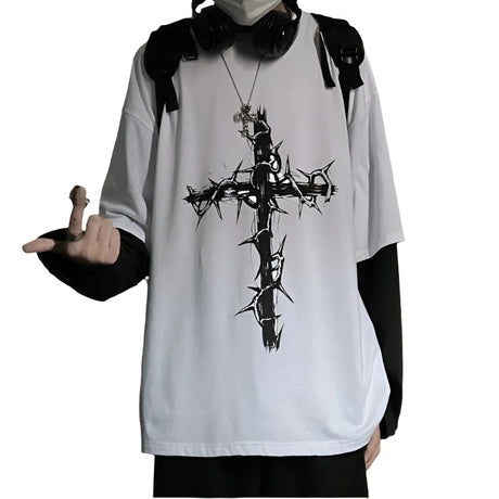 Cross Double-Sleeve Long Sleeve