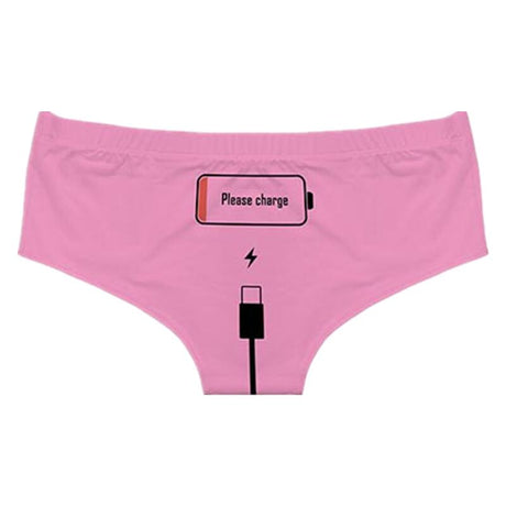 "Please Charge" Cotton Panties - Femzai