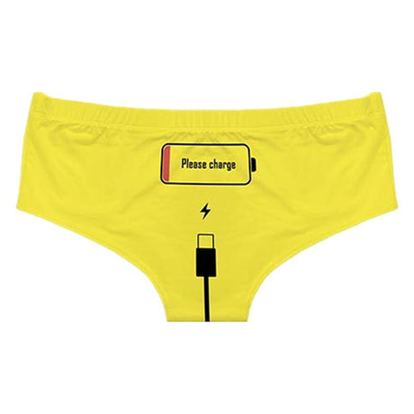 "Please Charge" Cotton Panties - Femzai