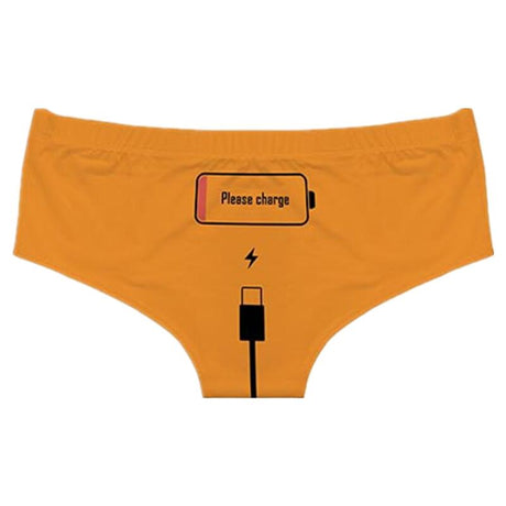 "Please Charge" Cotton Panties - Femzai