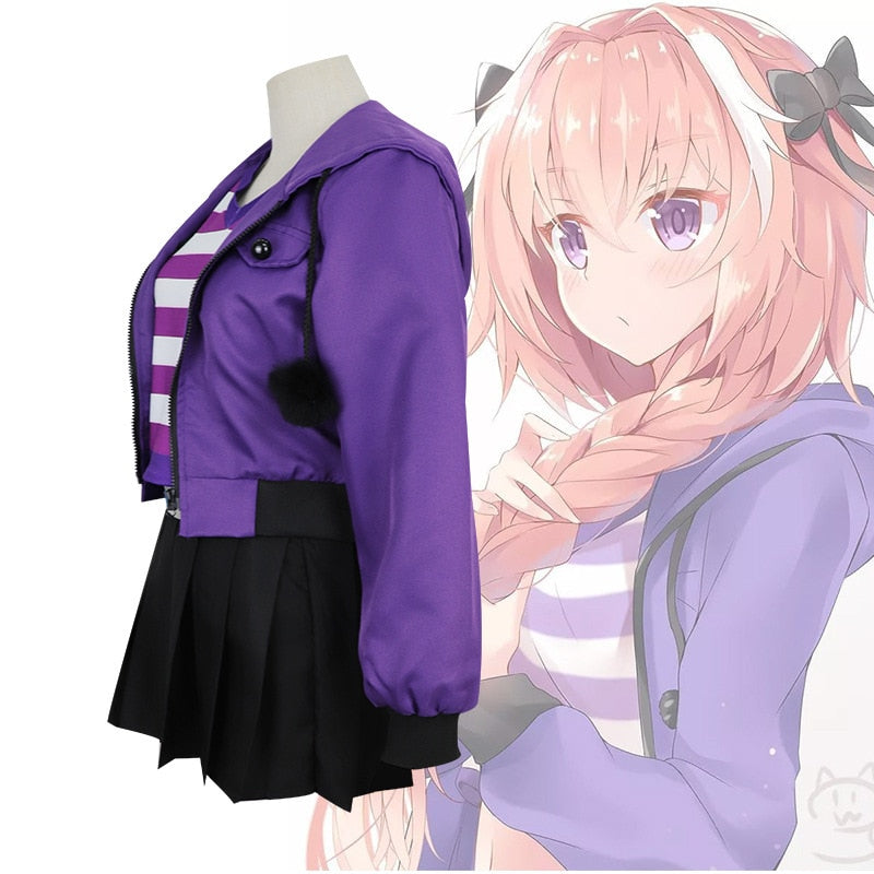 Astolfo Cosplay Set (Casual Purple Set)