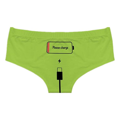 "Please Charge" Cotton Panties - Femzai