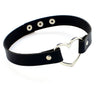 Heart Buckled Leather Choker - Femzai