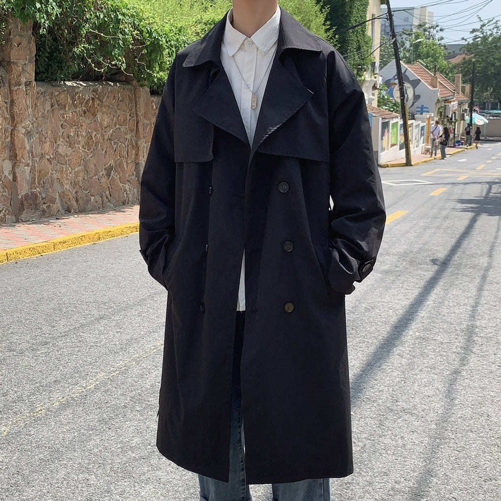 Solid Trench Coat