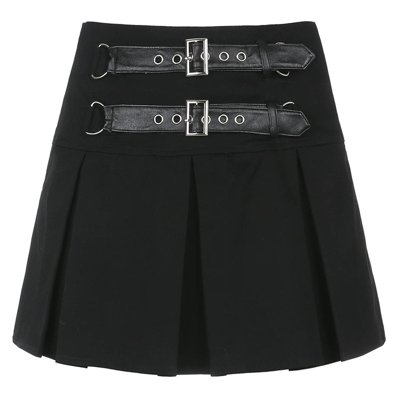 Punk Skirt w/ Leather Belt