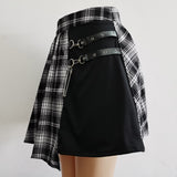 Asymmetrical Pleated Skirt