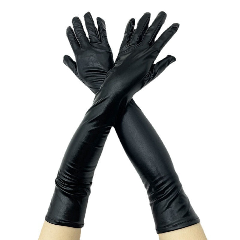 Leather Dancer Gloves - Femzai
