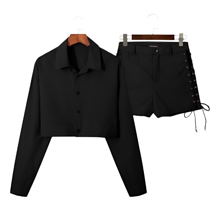 Blazer Suit & Shorts Set - Femzai