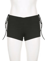 Casual Strapped Mini Shorts