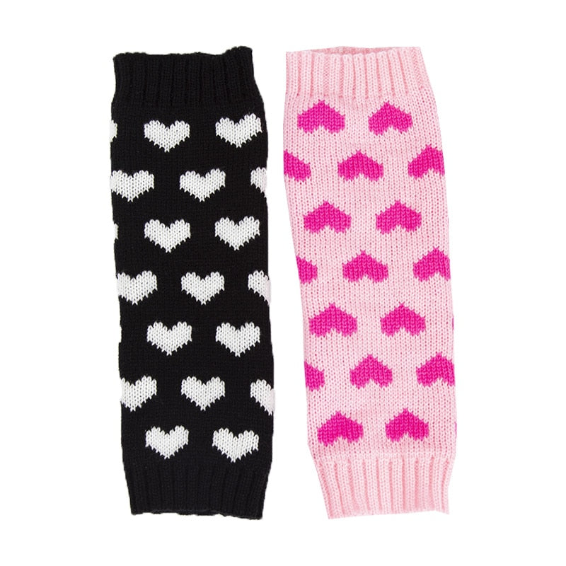 Heart Print Mittens - Femzai