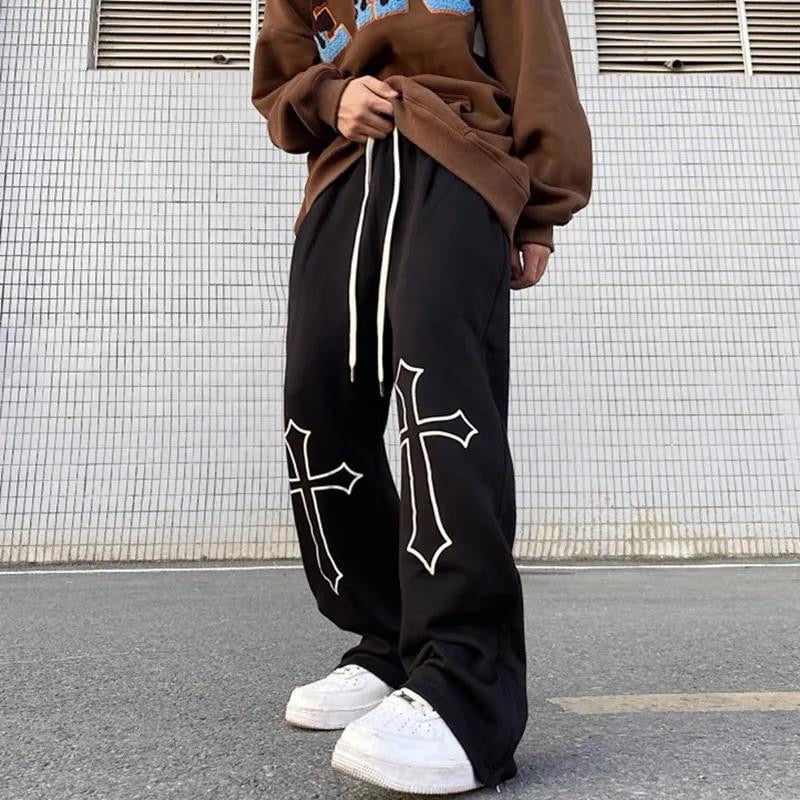 Femzai Baggy Cross Pants in Front Side View
