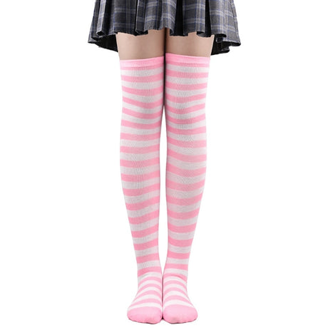 Striped Thigh-Highs (Thin/Thick)