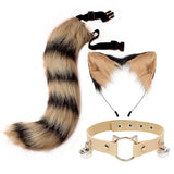 Cat Ear + Choker + Tail Belt Intimate Set