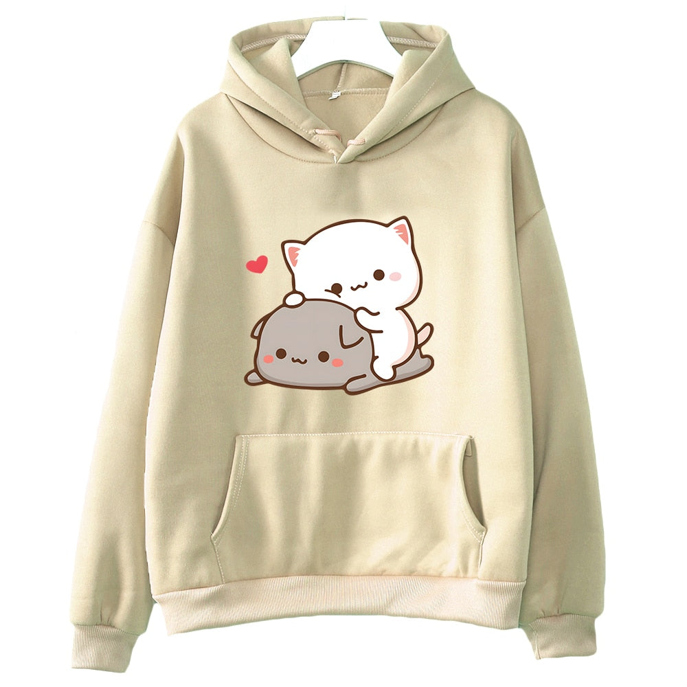 Peach & Goma Cat Hoodie