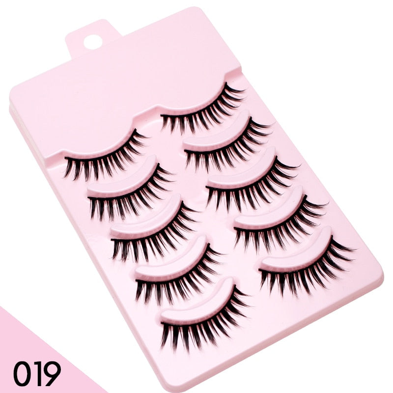 Manga Style Lashes (5 pairs) - Femzai