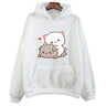 Peach & Goma Cat Hoodie