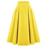 Pleated Vintage Midi Skirt