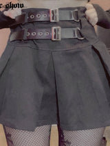 Punk Skirt w/ Leather Belt