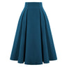 Pleated Vintage Midi Skirt