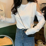 Solid Slim O-neck Top