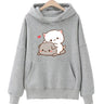 Peach & Goma Cat Hoodie