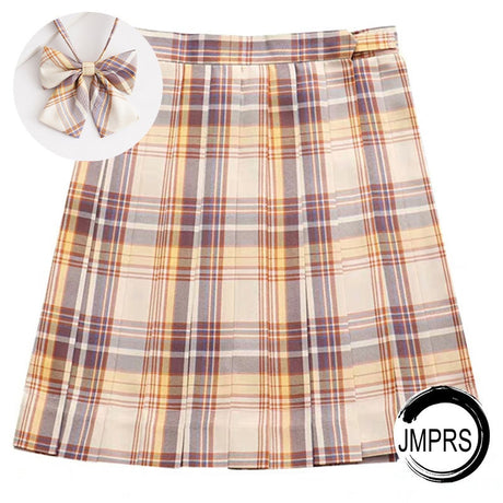 Classic Plaid Skirt - Femzai