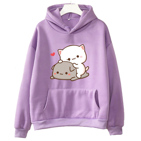 Peach & Goma Cat Hoodie