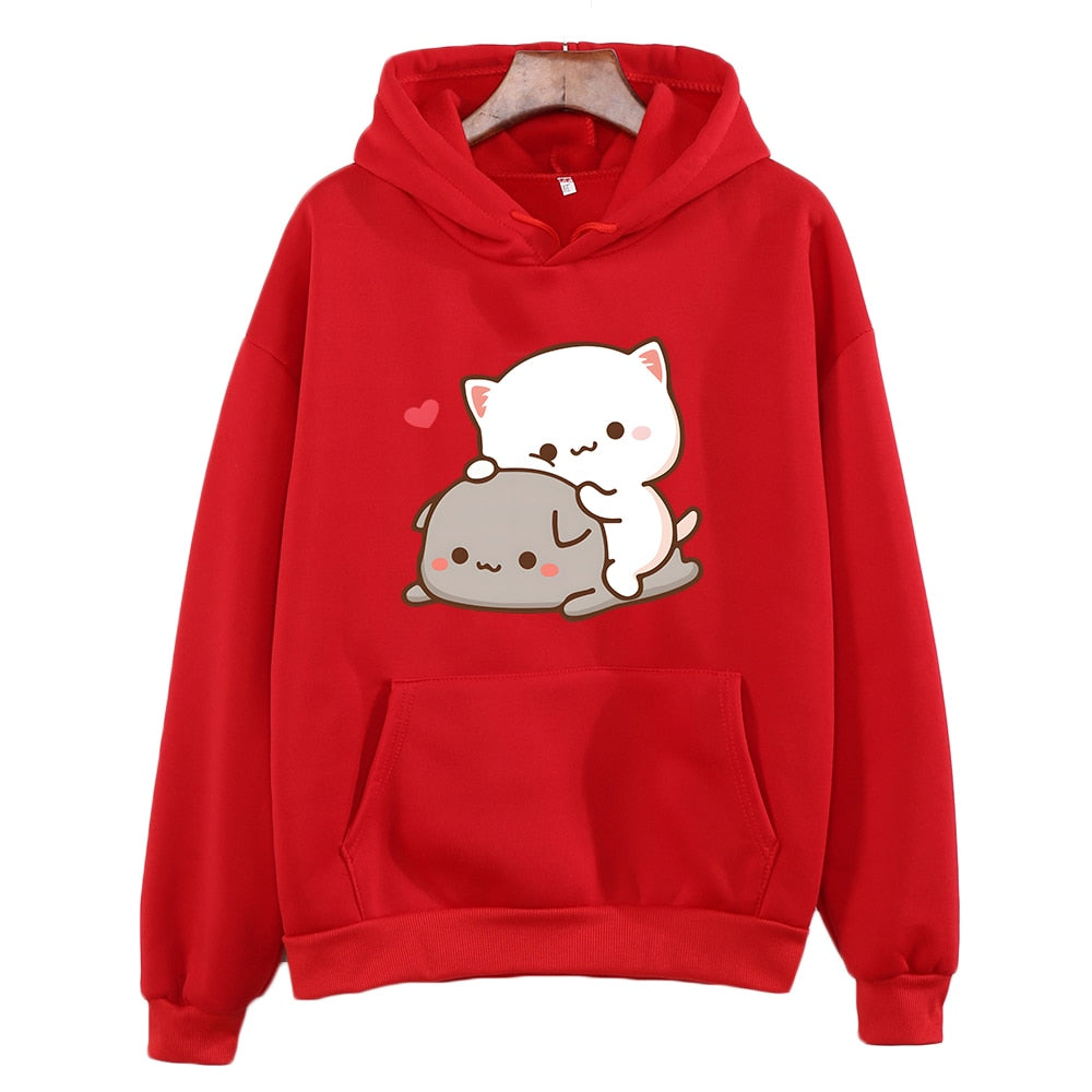 Peach & Goma Cat Hoodie