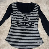 Goth Zebra Long Sleeve