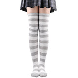 Striped Thigh-Highs (Thin/Thick)