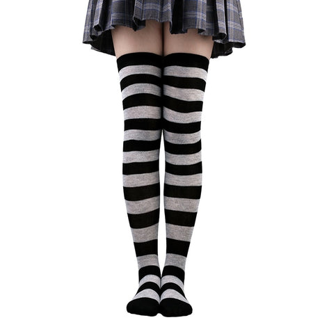 Striped Thigh-Highs (Thin/Thick)