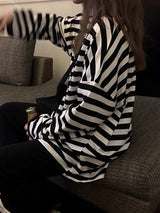 Oversize Classic Striped Longsleeve