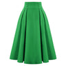 Pleated Vintage Midi Skirt